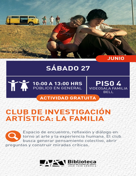 Cartel de Club de investigación artística: La familia