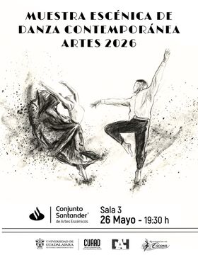 Cartel de Muestra Escénica de Danza Contemporánea CUAAD 2026