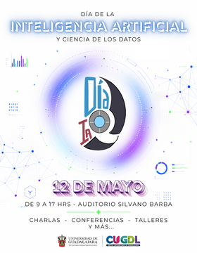 Cartel de Día de la Inteligencia Artificial y Ciencia de los Datos