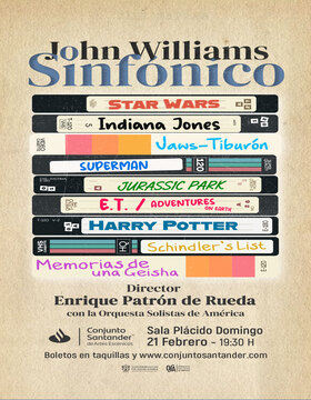 Cartel de John Williams sinfónico