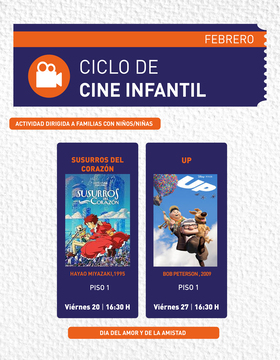 Cartel de Ciclo de Cine Infantil: UP