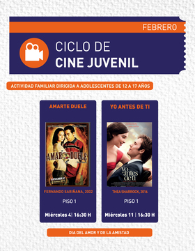 Cartel de Ciclo de Cine Juvenil: Yo antes de ti