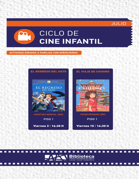 Cartel de Ciclo de Cine Infantil: El regreso del gato