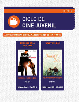 Cartel de En busca de la felicidad: Ciclo de Cine Juvenil