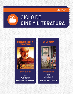 Cartel de Ciclo de Cine y Literatura: Descubriendo a Forrester