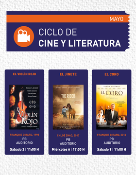 Cartel El jinete: Ciclo de Cine y Literatura