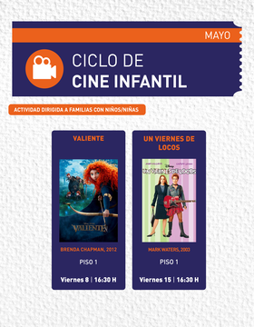Cartel de Valiente: Ciclo de Cine Infantil