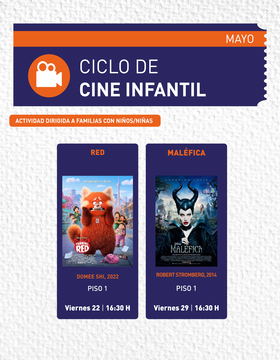 Cartel de Red: Ciclo de Cine Infantil