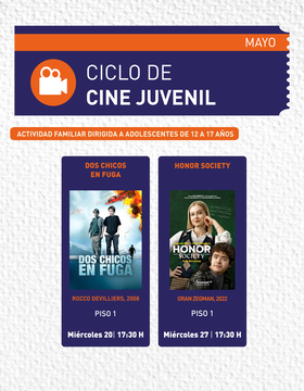 Cartel de Honor Society: Ciclo de Cine Juvenil