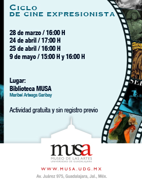 Cartel de Ciclo de cine expresionista