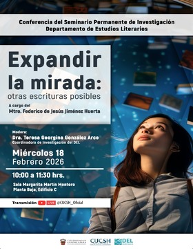 Cartel de Conferencia: "Expandir la mirada: otras escrituras posibles"