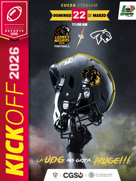 Cartel de Arranque de la Temporada de Campeonatos 2026 del programa de Fútbol Americano