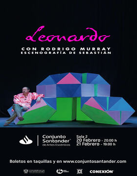 Cartel de Leonardo, monólogo de Rodrigo Murray