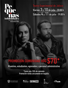 Cartel de Puesta en escena: Pequeñas infidelidades