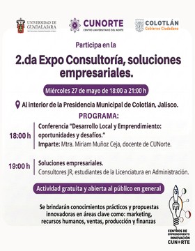 Cartel de 2da Expo Consultoría, soluciones empresariales
