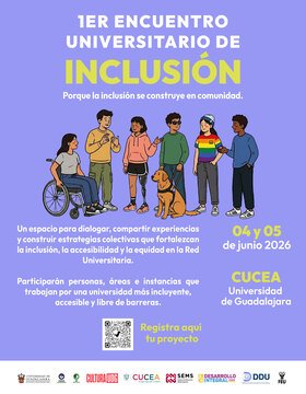 Cartel de 1er Encuentro Universitario de Inclusión