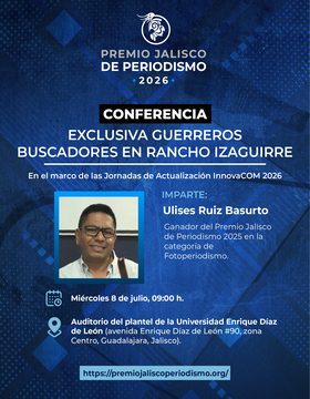 Cartel de Conferencia: Exclusiva Guerreros Buscadores en Rancho Izaguirre