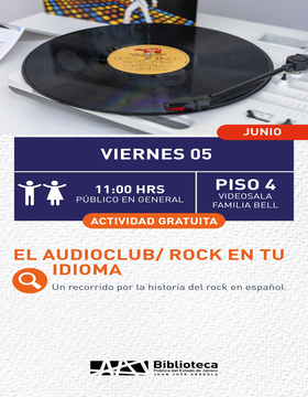 Cartel de El audioclub / Rock en tu idioma