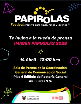 Cartel de Rueda de prensa Imagen Papirolas 2026