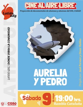 Cartel de Proyección de cortos documentales del programa Territorios Interiores Documental-DIS en Latido UDG