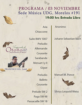 Cartel de la Temporada de Otoño 2023