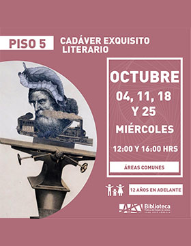 Cartel de Cadáver exquisito literario
