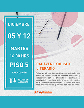 Cartel del Cadáver exquisito literario