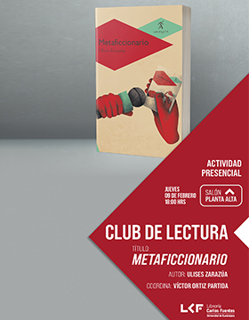 Club de Lectura.  Título: Metaficcionario.