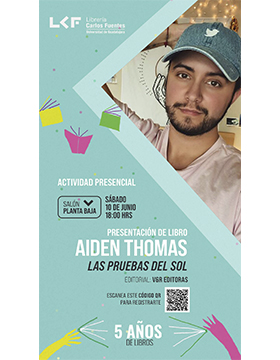 Grafico de la Presentación del libro. Título: Las pruebas del sol