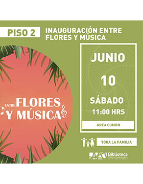 Grafico de la Inauguración entre flores y música