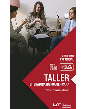 Cartel del Taller. Título: Literatura iberoamericana
