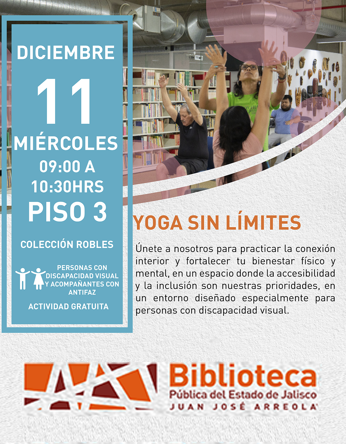 Cartel de Yoga sin límites