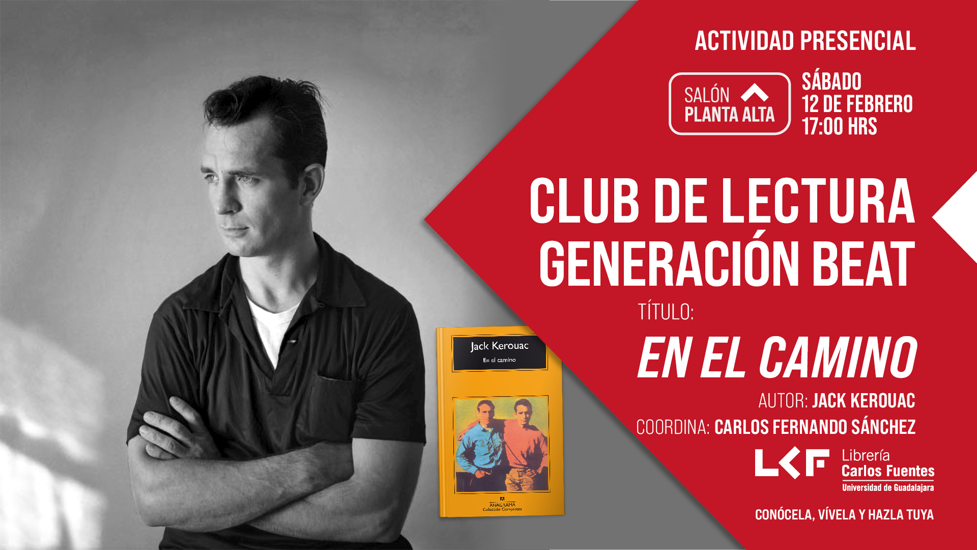 Club de lectura Generación Beat. Título: En el camino (introducción).