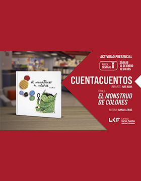 Cuentacuentos.   Título: El Monstruo de Colores.