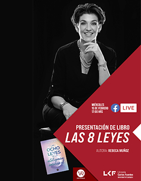 Presentación del libro.  Título: Las 8 leyes. 