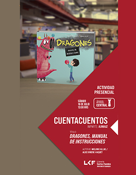 Cuentacuentos.  Título: Dragones, Manual de Instrucciones