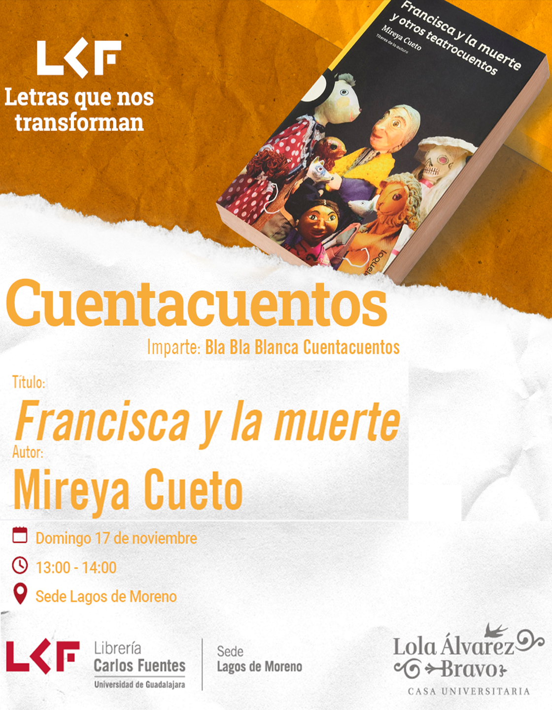 Cartel del Cuentacuentos Título: Francisca y la muerte