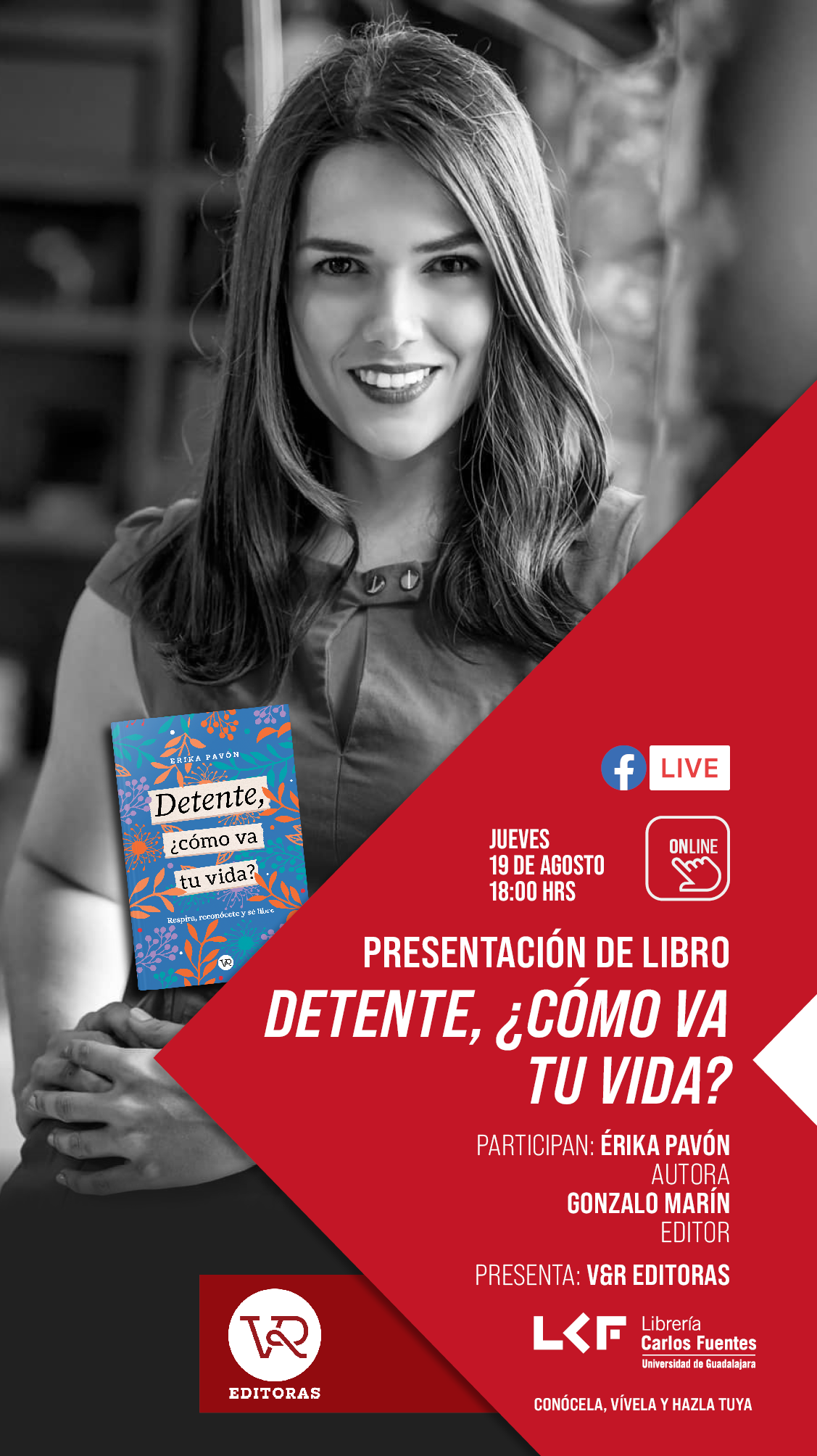 Presentación del libro: Detente, ¿cómo va tu vida?