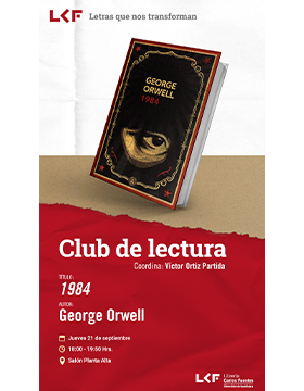 Cartel del Club de Lectura. Título: 1984