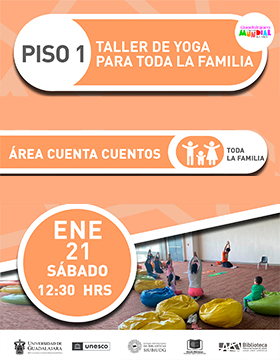 Taller de yoga para toda la familia.