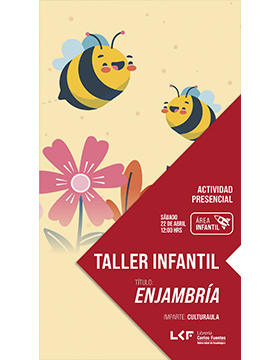 Grafico del Taller infantil.   Título: Enjambría.
