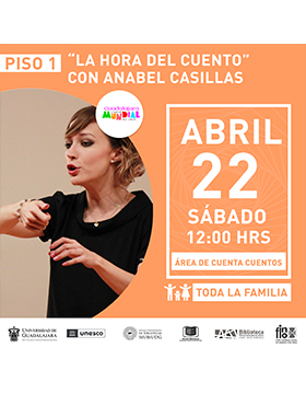 Grafico de la La hora del cuento con “Anabel Casillas”