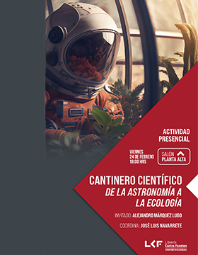 Cantinero científico.  Título: De la Astronomía a la Ecología.