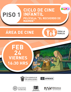 Ciclo de cine infantil.  Película: “El recuerdo de Marnie”.