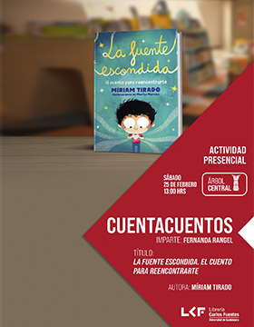 Cuentacuentos.   Título: La fuente escondida. El cuento para reencontrarte.