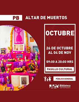 Cartel de Altar de muertos