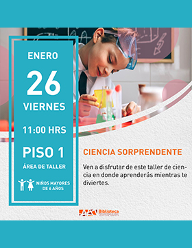 Cartel de Ciencia sorprendente