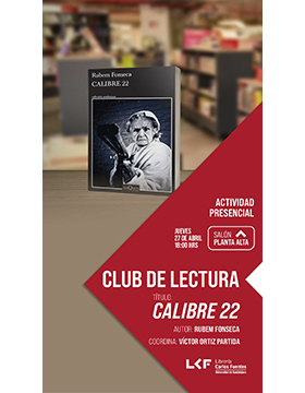 Grafico del Club de Lectura. Título: Calibre 22.