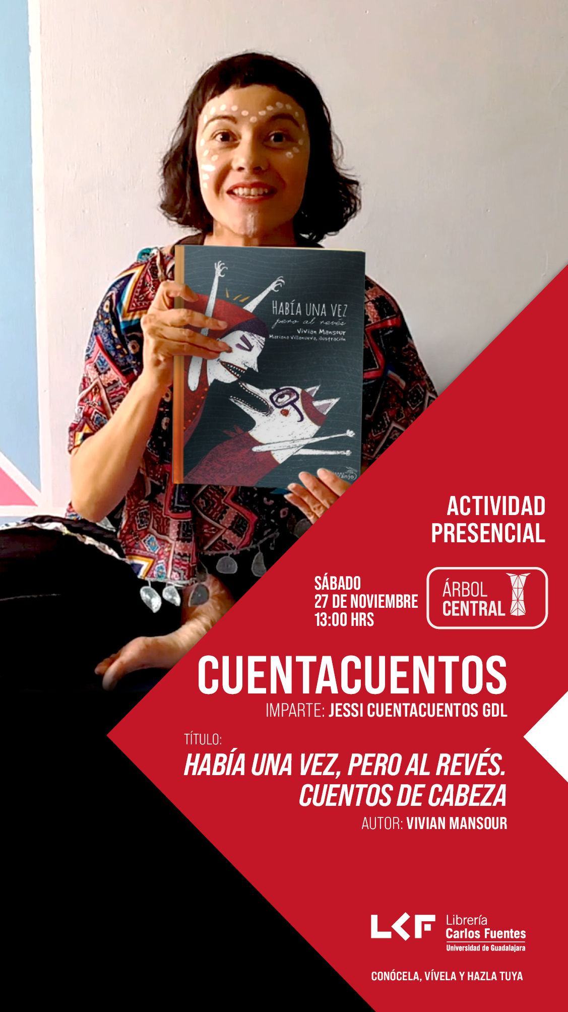 Cuentacuentos: Había una vez, pero al revés. Cuentos de cabeza