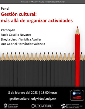Panel: Gestión cultural: Más allá de organizar actividades